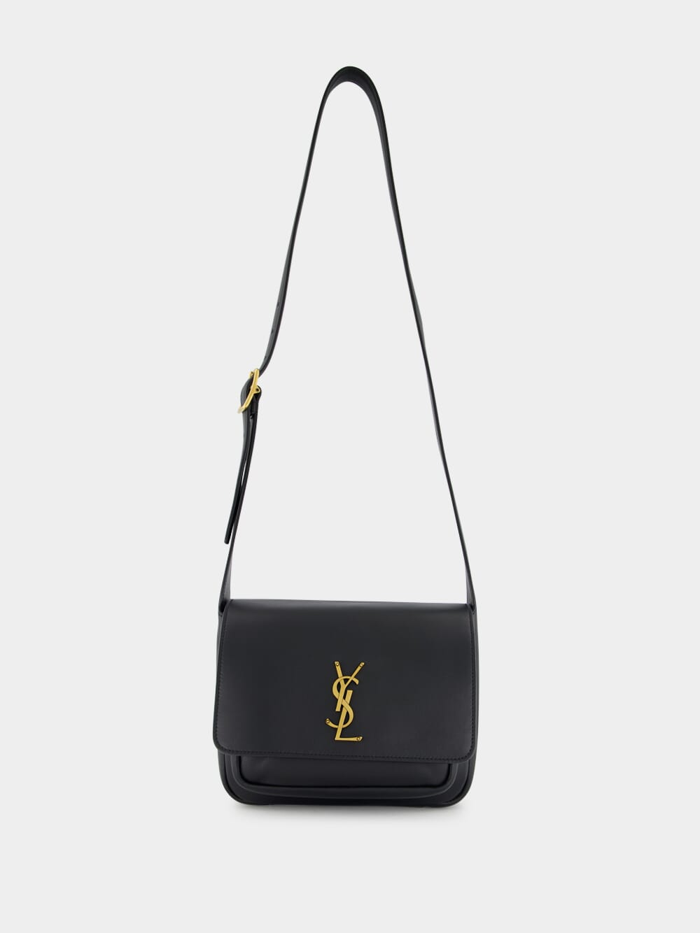 Black Niki Satchel in Leather