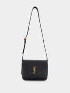 Black Niki Satchel in Leather
