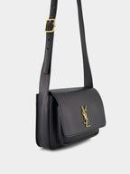 Black Niki Satchel in Leather