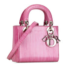 Lady Dior Mini Vintage Patent Pink Bag