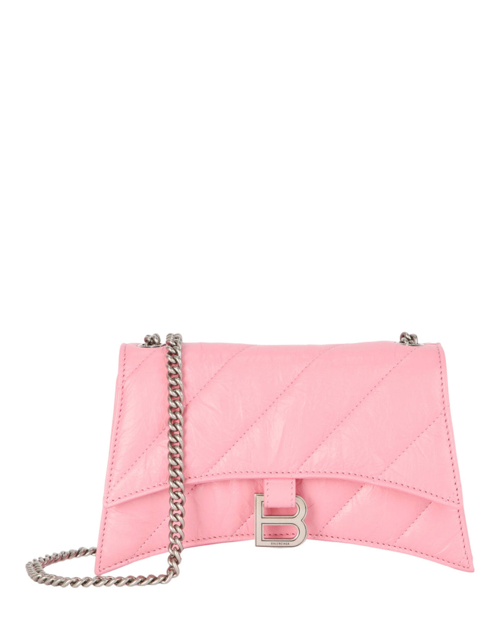 Balenciaga Womens Xs Quilted Crush Leather Shoulder Bag