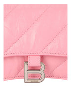 Balenciaga Womens Xs Quilted Crush Leather Shoulder Bag
