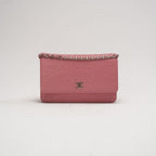 Chanel Timeless Camellia Wallet On Chain (WOC) Lamb Pink