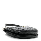 Nappa Intrecciato Small Gemelli Multipocket Bag Black
