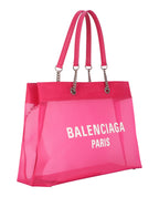 Balenciaga Womens Large Duty Free Mesh Tote