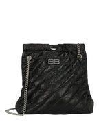 Balenciaga Womens Crush Quilted Medium Tote
