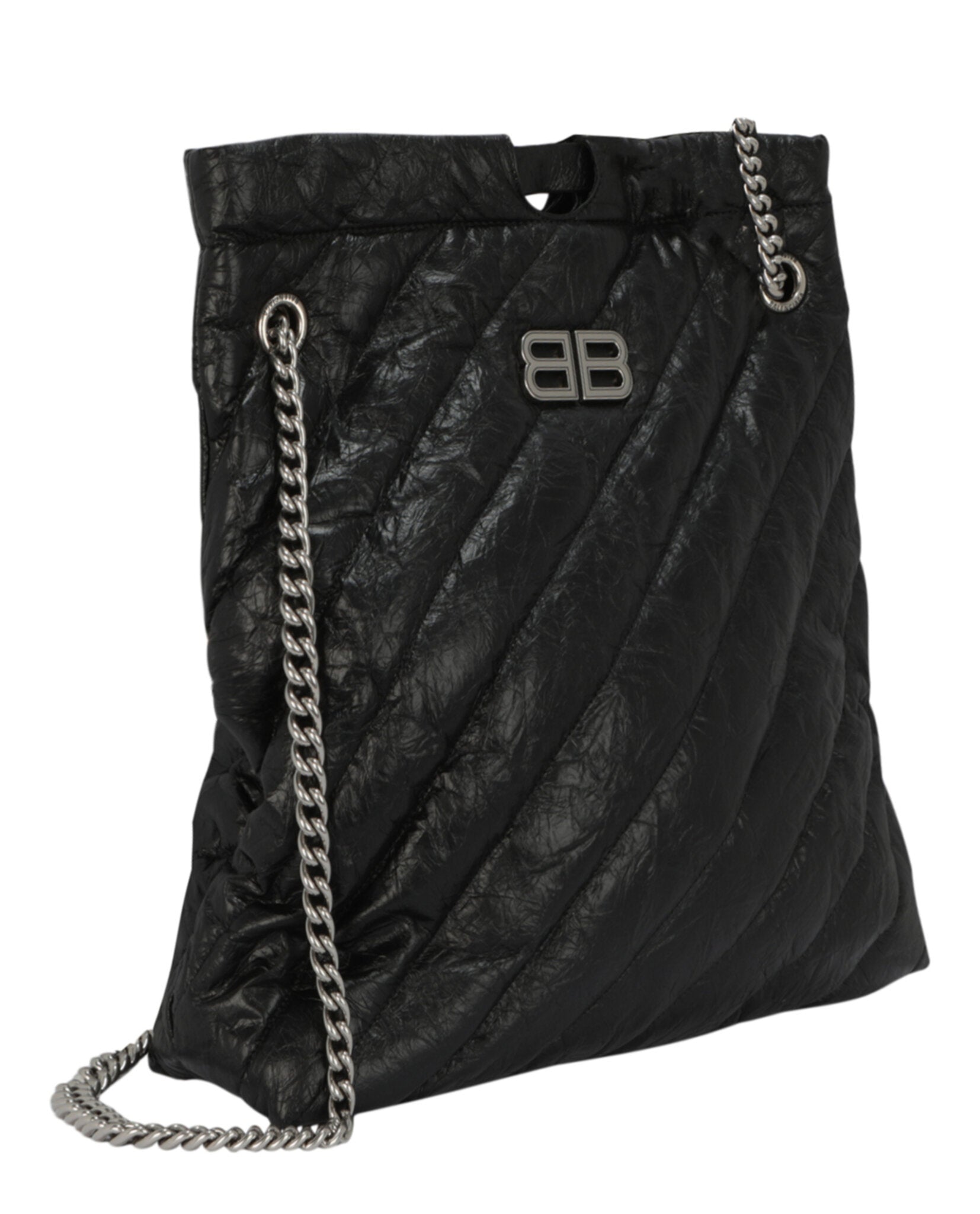 Balenciaga Womens Crush Quilted Medium Tote