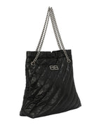 Balenciaga Womens Crush Quilted Medium Tote