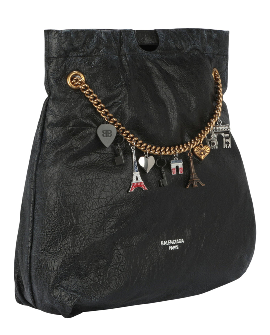 Balenciaga Womens Crush Leather Medium Tote