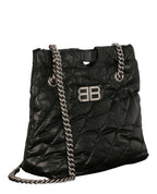 Balenciaga Womens Small Quilted Crush Tote Bag