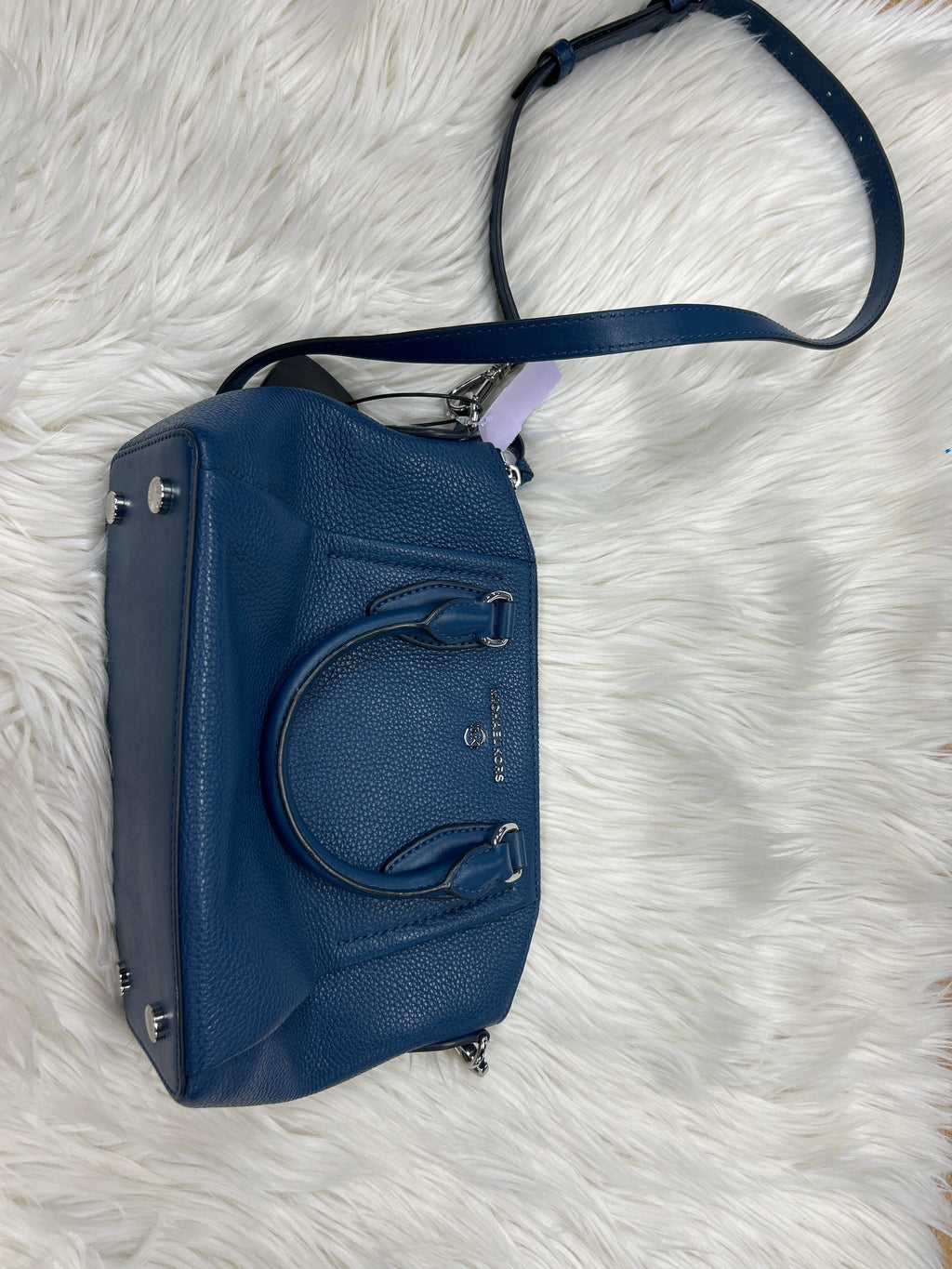 Handbag By Michael Kors In Blue, Size:Medium