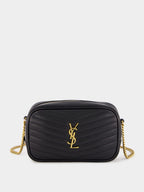 Mini Lou Quilted Leather Camera Bag