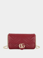 Rosso Ancora Red GG Marmont Small Bag