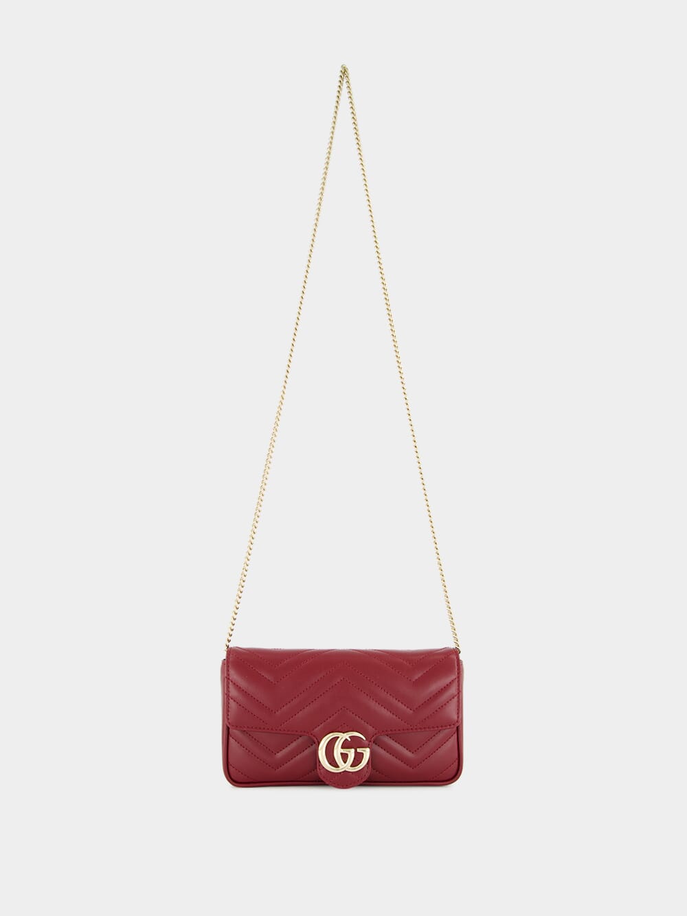 Rosso Ancora Red GG Marmont Small Bag