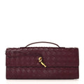 Nappa Intrecciato Long Andiamo Top Handle Clutch Barolo