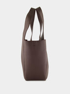 Le 5 à 7 Bea Tote in Raisin Grained Leather