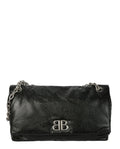 Balenciaga Womens Monaco Large Chain Bag