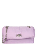 Balenciaga Womens Monaco Medium Chain Bag in Recycled Dolmias