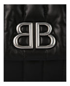 Balenciaga Womens Monaco Medium Quilted Chain Bag