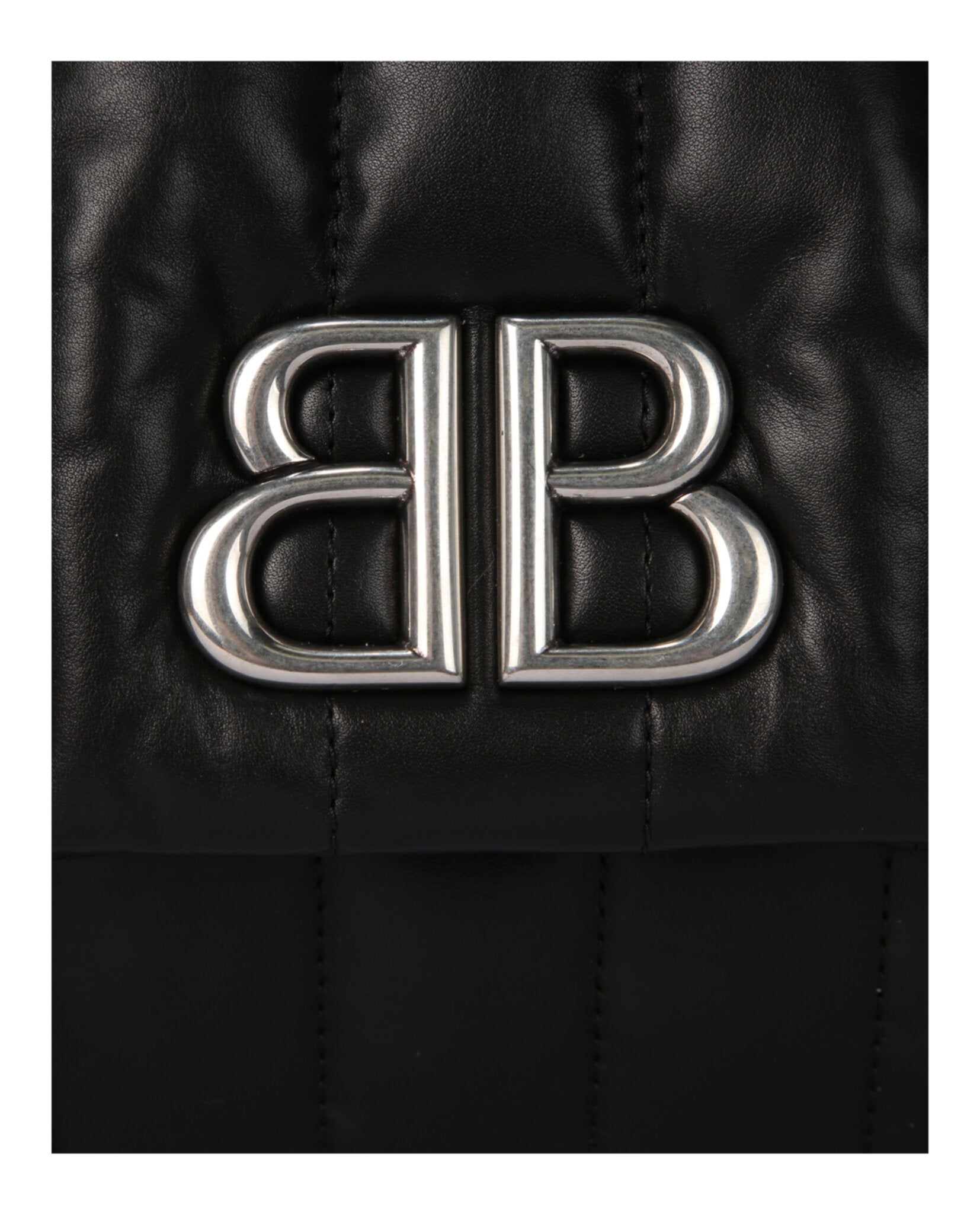 Balenciaga Womens Monaco Medium Quilted Chain Bag