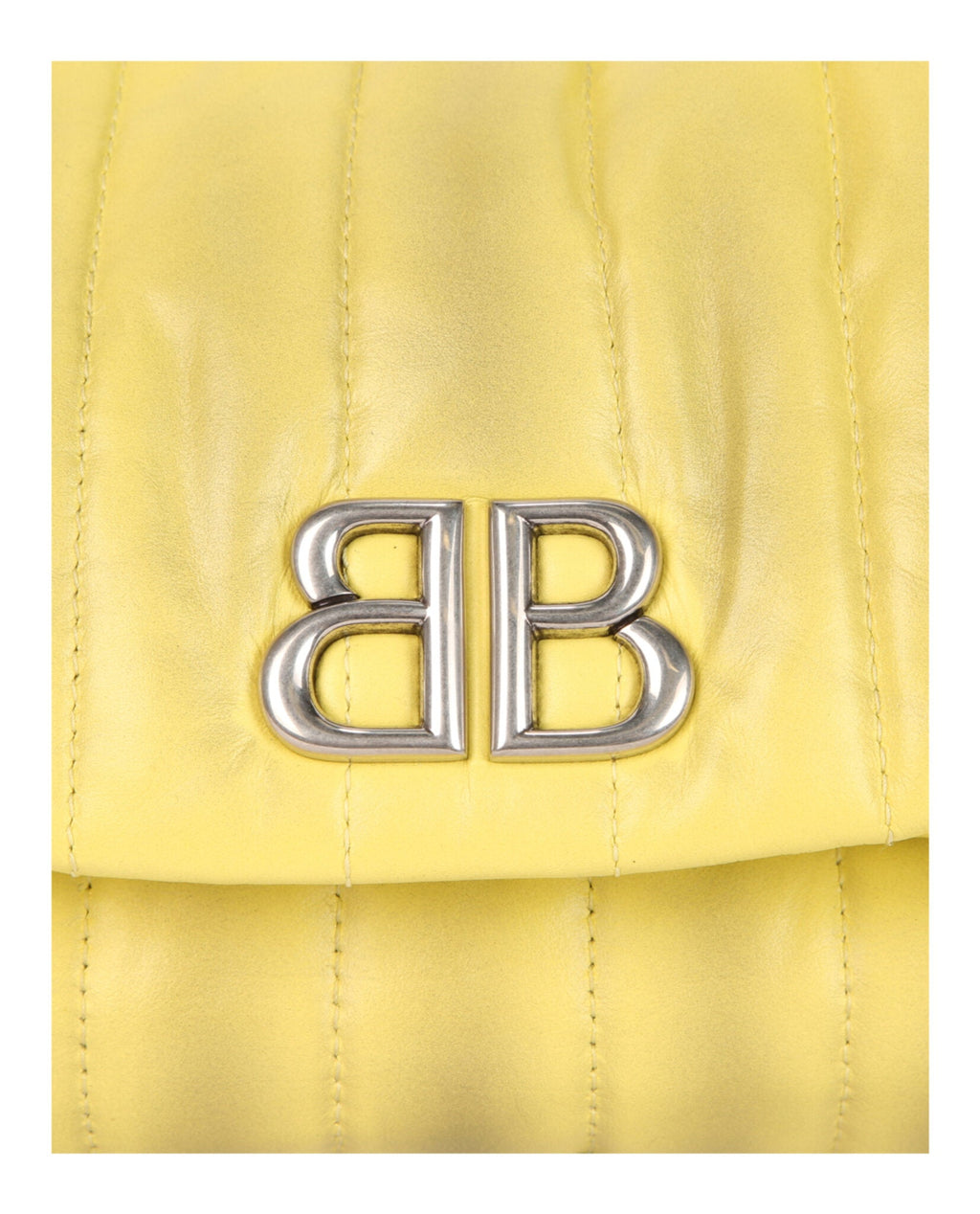 Balenciaga Womens Monaco Sprayed Quilted Small Chain Bag