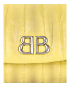 Balenciaga Womens Monaco Sprayed Quilted Small Chain Bag