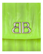 Balenciaga Womens Monaco Sprayed Quilted Small Chain Bag