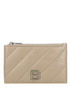 Balenciaga Womens Crush Long Card Holder