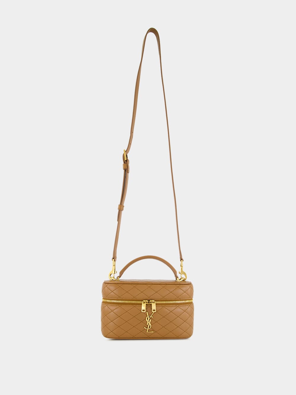 Gaby Vanity Bag in Fox Brown Lambskin