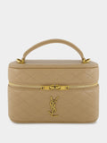 Beige Mini Gaby Vanity Crossbody Bag