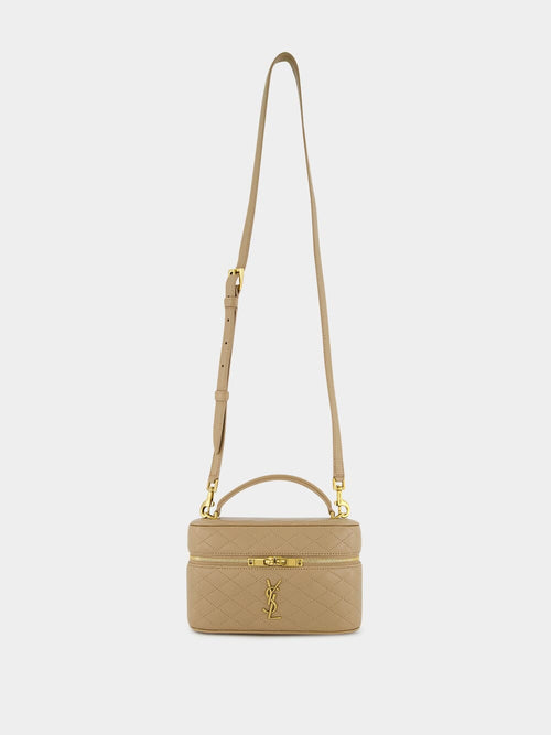 Beige Mini Gaby Vanity Crossbody Bag