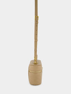 Beige Mini Gaby Vanity Crossbody Bag