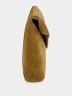 Golden Leaf Cassandre Suede Envelope Pouch