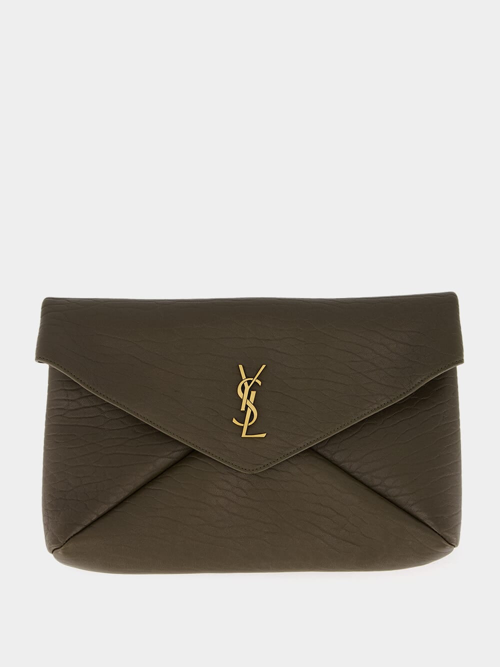 Musk Green Cassandre Large Envelope Pouch