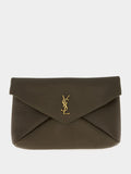Musk Green Cassandre Large Envelope Pouch