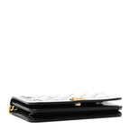 Caviar Quilted Boy Wallet On Chain WOC Black