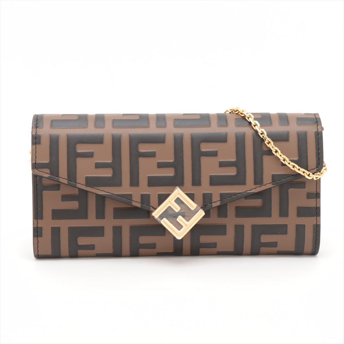 Fendi Zucca Wallet on Chain Bag
