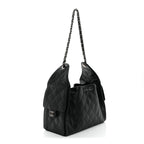 Caviar Quilted Small Chanel 25 Handbag Black