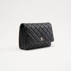 Chanel Black Classic Wallet on Chain (WOC) 2019