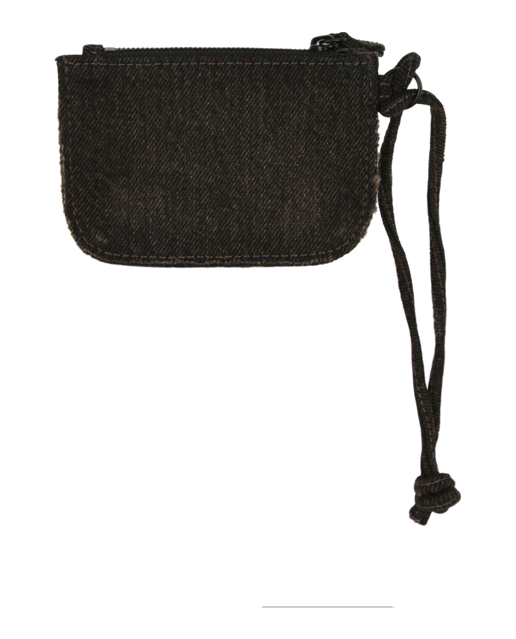 Balenciaga Womens Le Cagole Washed Denim Coin Purse