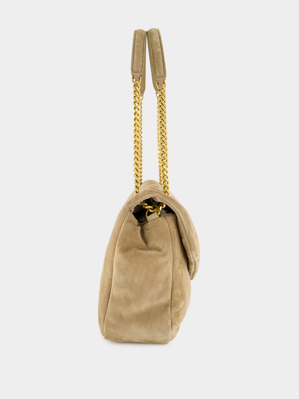 Calypso Large Envelope Bag in Dry Grain Suede