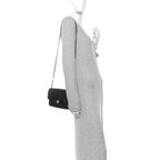 Lambskin Quilted Small My Precious Flap Black