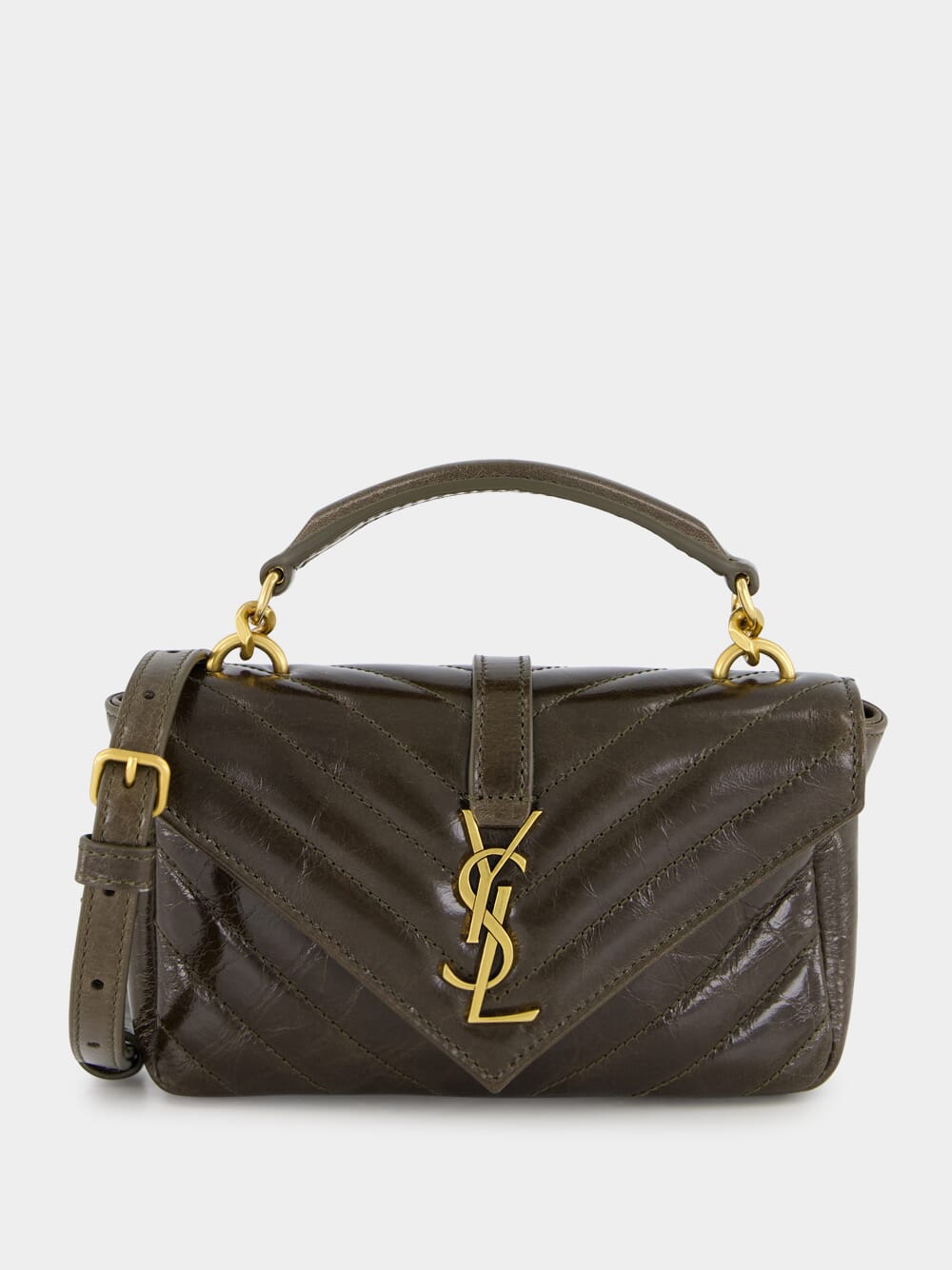 Musk Brown College Mini Chain Bag