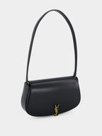 Black Mini Voltaire Leather Bag