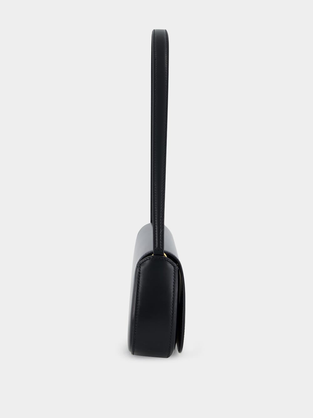 Black Mini Voltaire Leather Bag