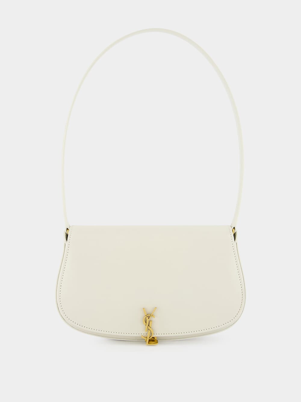 White Mini Voltaire Leather Bag