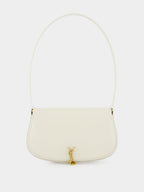 White Mini Voltaire Leather Bag