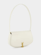 White Mini Voltaire Leather Bag