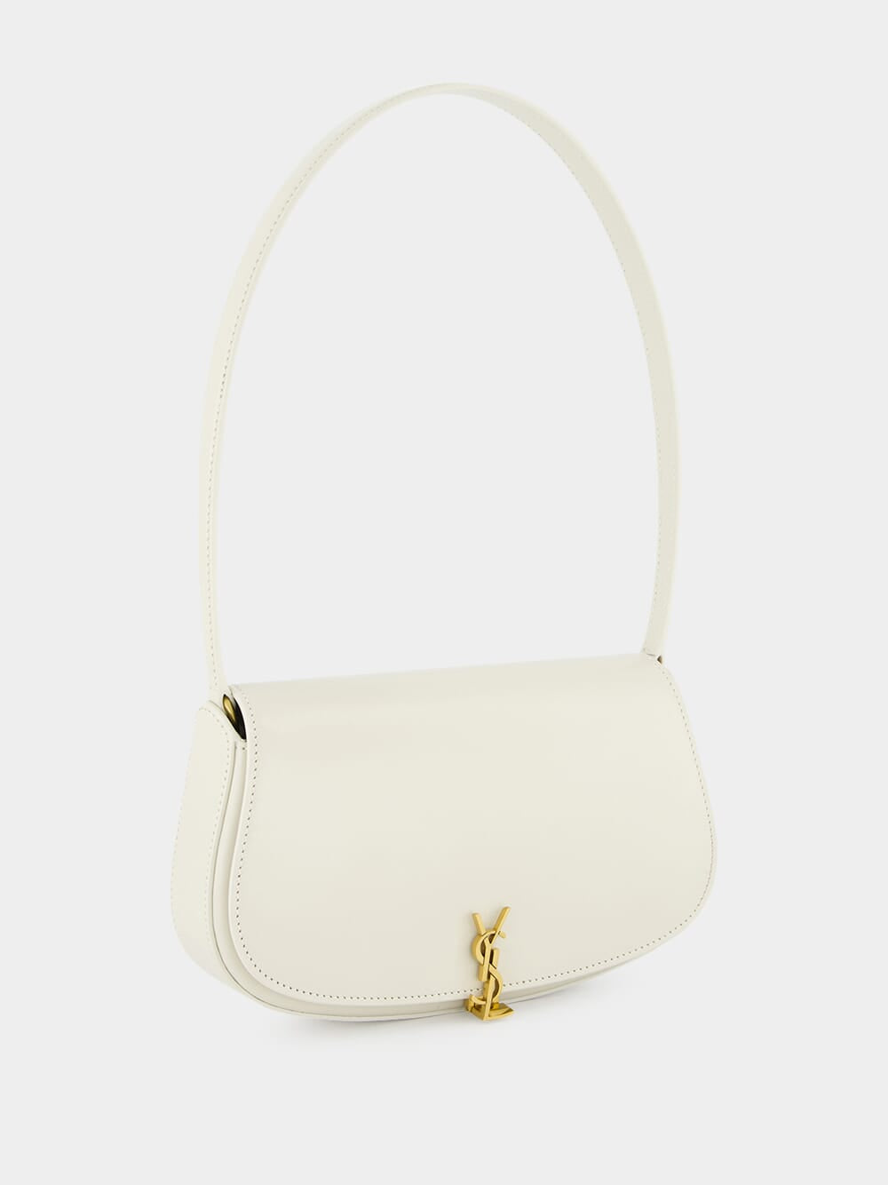 White Mini Voltaire Leather Bag