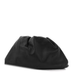 Smooth Butter Calf The Pouch Oversized Clutch Black